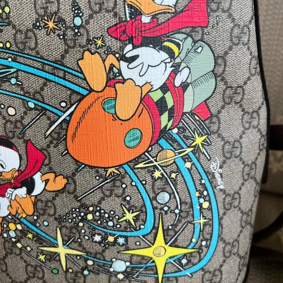 Gucci Disney Limited Collection Backpack Featuring Donald Duck BNWT. - Picture 8 of 11
